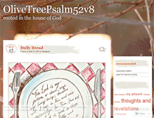Tablet Screenshot of olivetreepsalm52v8.wordpress.com