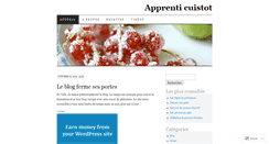 Desktop Screenshot of cuistot.wordpress.com