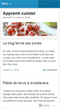 Mobile Screenshot of cuistot.wordpress.com