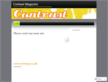 Tablet Screenshot of contrastmag.wordpress.com