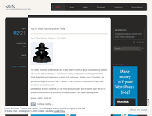 Tablet Screenshot of lotinfo.wordpress.com