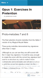 Mobile Screenshot of exercisesinpretention.wordpress.com
