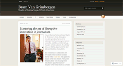 Desktop Screenshot of bramvangrimbergen.wordpress.com