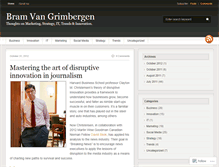 Tablet Screenshot of bramvangrimbergen.wordpress.com