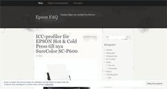 Desktop Screenshot of epsonfaq.wordpress.com