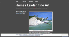 Desktop Screenshot of jameslawlerart.wordpress.com