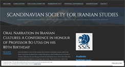Desktop Screenshot of iranianstudies.wordpress.com