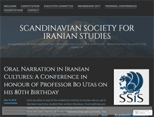 Tablet Screenshot of iranianstudies.wordpress.com