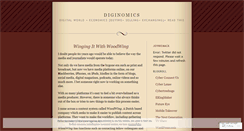 Desktop Screenshot of diginomics.wordpress.com