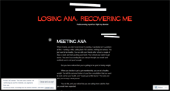 Desktop Screenshot of losingana.wordpress.com