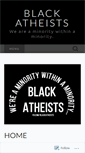 Mobile Screenshot of blackatheists.wordpress.com