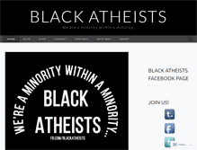 Tablet Screenshot of blackatheists.wordpress.com