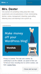Mobile Screenshot of mrsdexter.wordpress.com