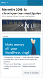 Mobile Screenshot of marseille2008.wordpress.com