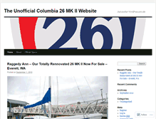 Tablet Screenshot of columbia26mk2.wordpress.com