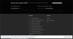 Desktop Screenshot of houssedecouetteenfant.wordpress.com