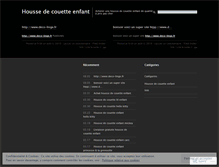Tablet Screenshot of houssedecouetteenfant.wordpress.com