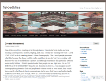 Tablet Screenshot of fieldedbliss.wordpress.com