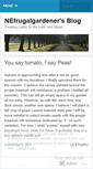 Mobile Screenshot of nefrugalgardener.wordpress.com