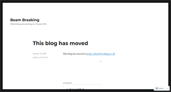 Desktop Screenshot of beambreaking.wordpress.com