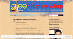 Desktop Screenshot of gleerificnewsstop.wordpress.com
