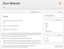 Tablet Screenshot of dionwebsite.wordpress.com