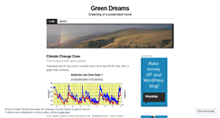 Desktop Screenshot of greendreams.wordpress.com