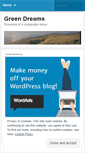 Mobile Screenshot of greendreams.wordpress.com