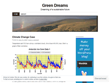 Tablet Screenshot of greendreams.wordpress.com