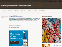 Tablet Screenshot of bildungsprozess.wordpress.com