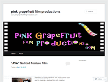 Tablet Screenshot of pinkgrapefruitfilmproductions.wordpress.com