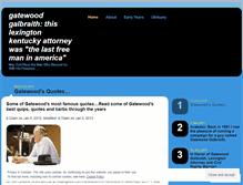 Tablet Screenshot of gatewoodgalbraithhistory.wordpress.com