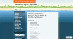 Desktop Screenshot of chiquiapuntesdelengua.wordpress.com