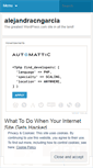 Mobile Screenshot of alejandracngarcia.wordpress.com