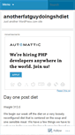 Mobile Screenshot of anotherfatguydoingshdiet.wordpress.com