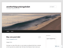 Tablet Screenshot of anotherfatguydoingshdiet.wordpress.com