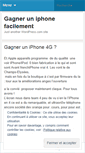 Mobile Screenshot of gagneruniphone.wordpress.com