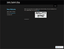 Tablet Screenshot of 3alitydigital.wordpress.com