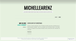 Desktop Screenshot of michellearenz.wordpress.com