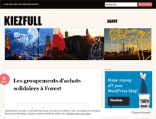Tablet Screenshot of kiezfull.wordpress.com