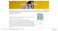 Desktop Screenshot of jacquiarthistory.wordpress.com
