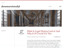 Tablet Screenshot of doramarstonabjt.wordpress.com