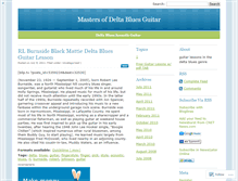 Tablet Screenshot of deltablues.wordpress.com