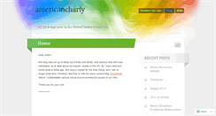 Desktop Screenshot of americancharly.wordpress.com