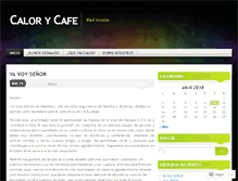 Tablet Screenshot of cafeycalor.wordpress.com