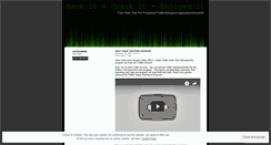 Desktop Screenshot of multihacktool.wordpress.com