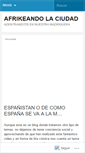 Mobile Screenshot of afrikeandolaciudad.wordpress.com