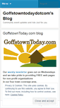 Mobile Screenshot of goffstowntodaydotcom.wordpress.com