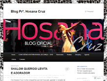 Tablet Screenshot of hosanacruz.wordpress.com