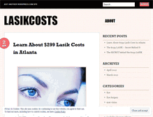Tablet Screenshot of lasikcosts.wordpress.com